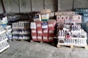 На Луганщине в частном доме обнаружен склад алкогольной продукции