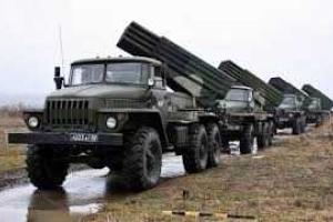 Боевики стянули в Донецк "Грады" и артиллерию - Пресс-центр АТО