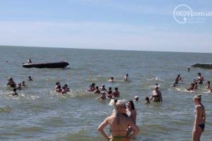 На пляжах Мариуполя зафиксирован рекорд посещаемости 