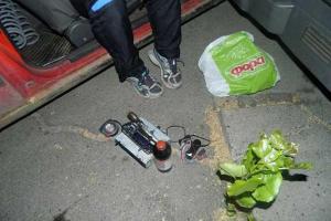 Вор-неудачник задержан киевскими правоохранителями прямо в обворованном авто