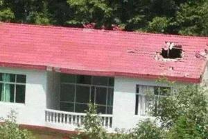 Неожиданный "сюрприз": в Китае на жилой дом свалился двигатель ракеты