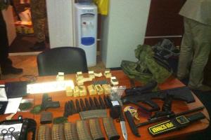 В центре Киева обнаружен большой арсенал оружия
