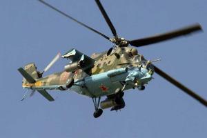 В России рухнул очередной военный вертолет