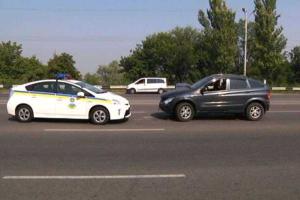 В Днепропетровске сотрудники ГАИ задержали неадекватного водителя с помощью дрона