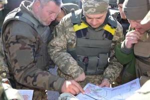 В секторе "Б" прошли рабочие встречи представителей СЦКК с командирами подразделений сил АТО