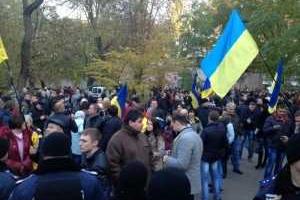 Митинг против фальсификации выборов в Одессе. Видео
