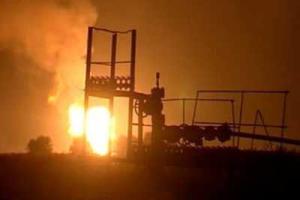 ЧП на участке газопровода "Уренгой–Новопсков": бушует пламя, жертв нет