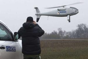 С помощью дронов СММ ОБСЕ зафиксировала скопление военной техники боевиков "ДНР"
