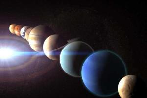 С 8 октября жители Земли смогут наблюдать малый парад планет 