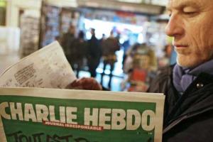 Журнал Charlie Hebdo сотворил новую карикатуру о терактах в Париже 