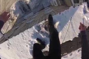 Российский экстремал сиганул с крыши пятиэтажного дома без страховки