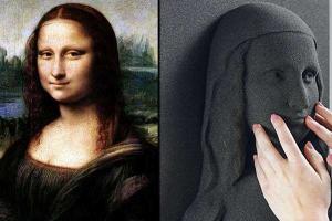 Знаменитая "Мона Лиза", воспроизведенная на 3D-принтере, стала доступна для людей с изъянами зрения