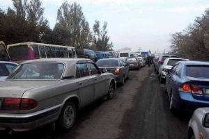 Ситуация на КПВВ на линии разграничения в зоне проведения АТО