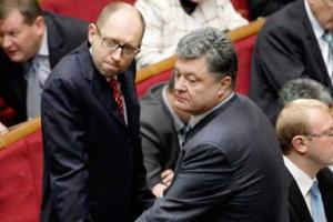 Порошенко предупредил Яценюка, что в марте он будет отправлен в отставку - журналисты
