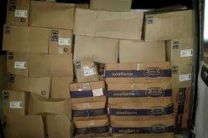 Тонны мяса, колбас и сыров задержаны при попытке ввоза на оккупированные территории Донбасса - СБУ