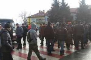 На Львовщине шахтеры начали бессрочную акцию протеста: перекрыта автодорога