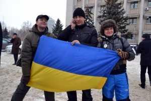 В Одессе небольшая группа "антимайдановцев" в День соборности Украины пыталась устроить пикет перед ОГА