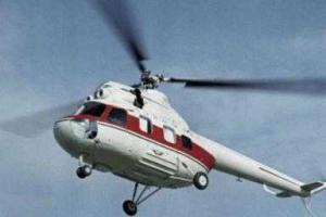 На Полтавщине разбился вертолет Ми-2: экипаж не пострадал