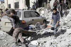 В Сирии российские ВВС продолжают наносить смертоносные удары, убивая сотни мирный жителей