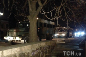 Ночью в центр Киева подтянули отряды Нацгвардии