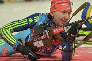 Украинская биатлонистка Елена Пидгрушная завоевала золото в Канаде