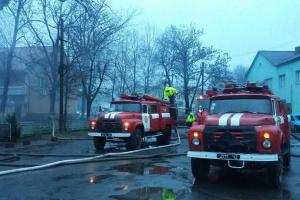 На Закарпатье произошел пожар в здании Иршавского районного суда: архив не пострадал