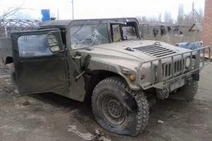 Расстрел мобильной группы на Луганщине: в сеть попали фото побывавшего в бою автомобиля "Hummer"