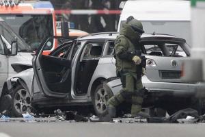 На западе Берлина взорвался автомобиль: сработало взрывное устройство, погиб водитель