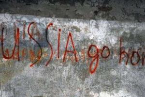 В городе Красный Луч на Луганщине патриоты продолжают злить оккупантов: боевиков попросили "убраться домой" 