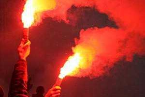 В Киеве ночью неизвестные активисты атаковали посольство РФ: Свободу Надежде Савченко!