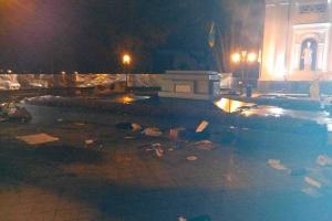 В Одессе "титушки" разгромили палаточный городок "антитрухановского Майдана"