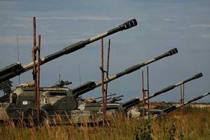 Россия на территории Крыма проводит военные учения береговой ракетно-артиллерийской бригады - ГУР