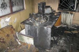 На Сумщине ночью неизвестные подожгли телестудию