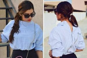 В мире моды набирает популярность провокационный тренд - рубашка, надетая задом наперед