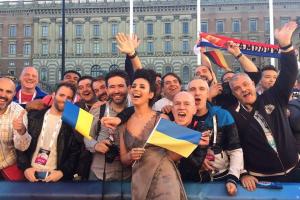 Интервью Джамалы на открытии "Евровидения-2016"