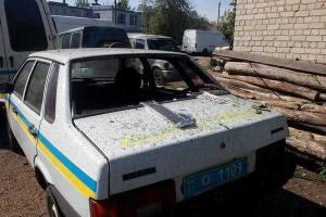 В сети опубликованы фото и видео с места взрыва на базе роты патрульной службы полиции в Харькове