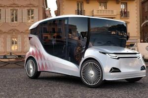 Первый украинский электромобиль "Synchronous" представили в Монако