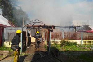 В Запорожской области сгорело кафе