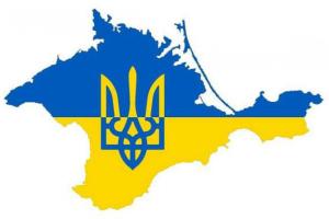 В Ростовском гипермаркете висит огромная карта с украинским Крымом