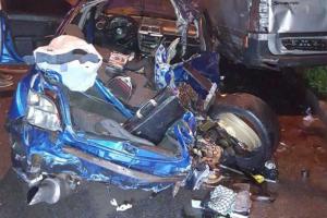 Водитель автомобиля "Subaru" устроил смертельные гонки по ночному Киеву