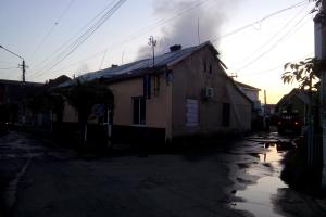 В Иршаве горела городская типография