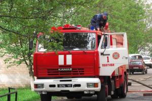 В Полтаве горела больница