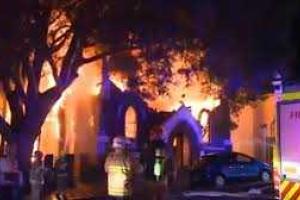 В результате сильного пожара в Сиднее сгорела православная церковь