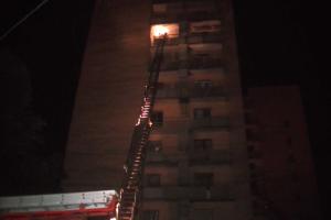 В Харькове горело 9-этажное общежитие университета