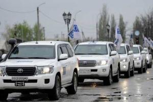 Наблюдатели ОБСЕ зафиксировали свежие разрушения в Донецке после обстрелов