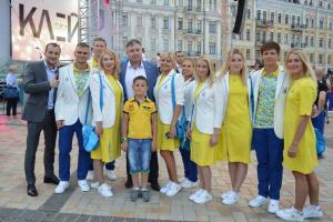 Глава ЛОВГА Юрий Гарбуз в Киеве проводил луганских олимпийцев в Рио-де-Жанейро