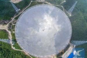 Китайские ученые создали гигантский радиотелескоп 