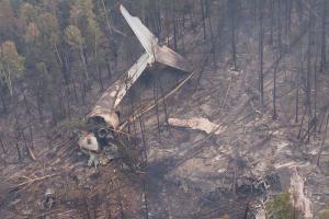В России на месте крушения Ил-76 обнаружены останки погибшего экипажа