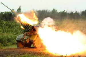 На Донбасс из России переброшены подразделения РСЗО БМ-21 "Град"
