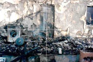 В результате обстрела в Станице Луганской поврежден газопровод и два дома выгорели дотла